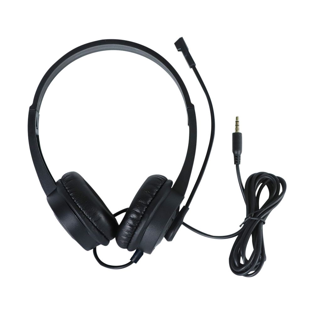 Clear Voice Wired Computer Headset with Noise Reducing Microphone & Volume Control