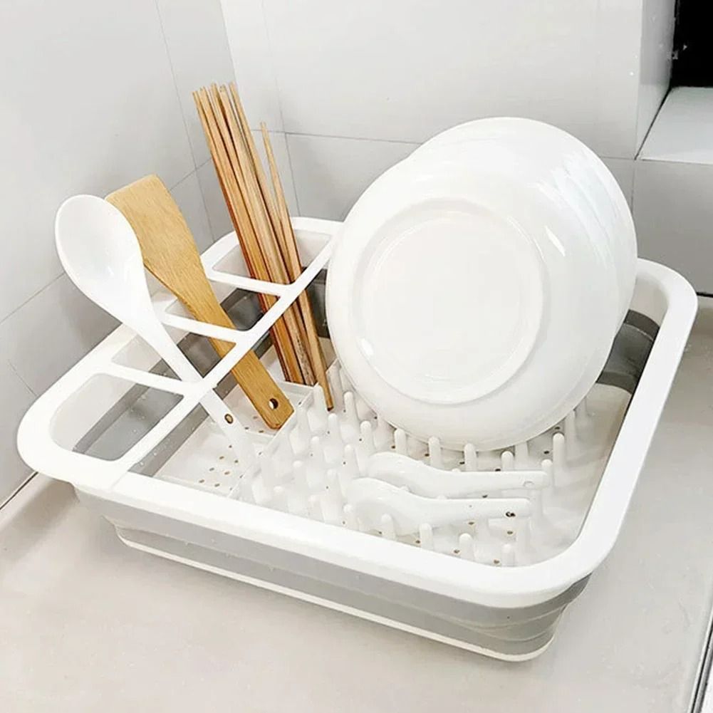 Collapsible Travel Dish Drying Rack & Sink Drainer