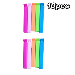 Colorful Reusable Kitchen Clips Multi Pack Bag Clips & Snack Bag Sealer Set for Fresh Keeping