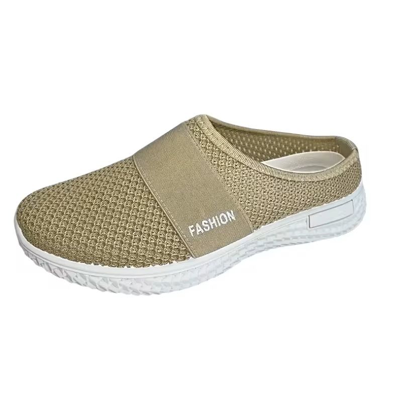Comfortable Women's Solid Color Platform Mules