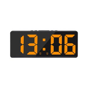 Creative Clock, LED Bedside Clock, Colorful Luminous, Temperature Calendar, Alarm Clock, Simple Home Decorations