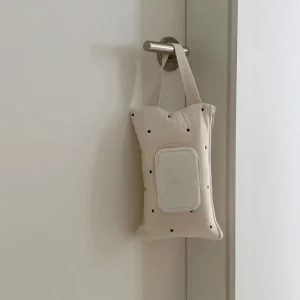 Cute Baby Car Tissue Box Detachable Napkin Storage Box Stroller Hanging Bag
