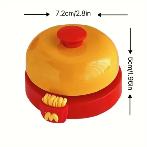 Cute Hand Desk Bell for Pets, Reception Counters & Fun Service Calls