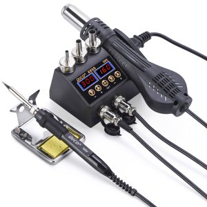 Digital Display Soldering Iron, Rework Welding Station Kit, Air Repair Tools