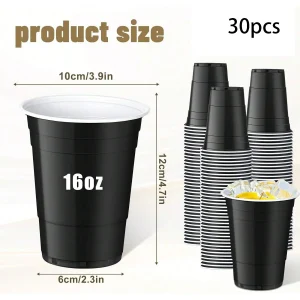 Disposable Plastic Cups for Parties Graduation Picnics and Cold Drinks
