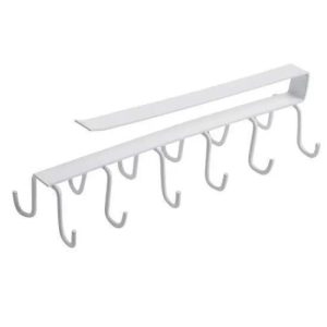 Double Row Hanging Cup Holder Wall Storage Rack