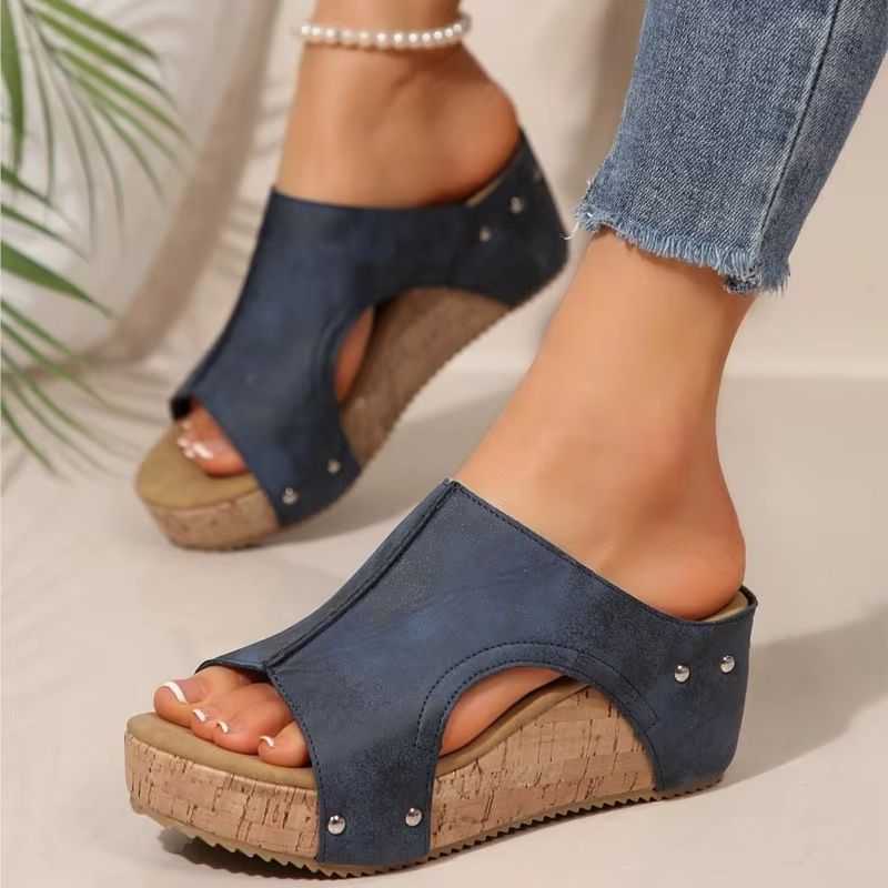 Effortless Chic Wedge Platform Summer Sandals