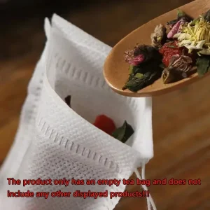 Empty Loose Leaf Tea Filters with String Tea Infuser Bags