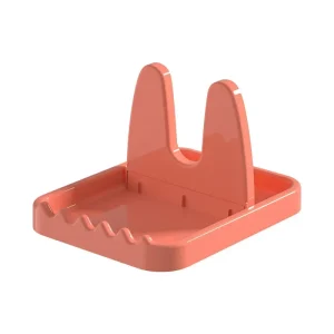 Foldable Pot Lid Rack Stand, Kitchen Organizer, Plastic Spoon Holder for Fork, Spatula Rack, Pan Cover Shelf, Tableware