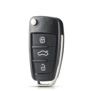 Folding Remote Key Fob Case 3 Button Replacement Shell for key Protection