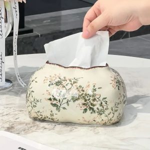 Fresh & Colorful Ceramic Tissue Box Cover