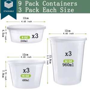 FreshKeep Deli Food Storage Container Set