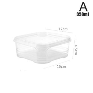 FreshLock Dumpling & Food Storage Container Set - Stackable dumpling storage box, refrigerator storage container & food