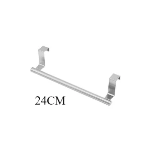 Hanging Towel Rack, Stainless Steel Storage Organizer for Kitchen & Bathroom