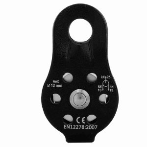 Heavy Duty Aluminium Alloy Pulley Block for Climbing Capacity, Rope Compatible