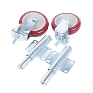 Heavy Duty Spring Loaded Gate Caster with Swivel Caster Wheels Gate Wheel Support