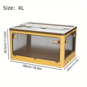 High Capacity Transparent Foldable Storage Trunk