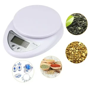 Kitchen Baking Scale, Electronic Scales with Digital LED Display, Portable Food Balance Measuring Scale
