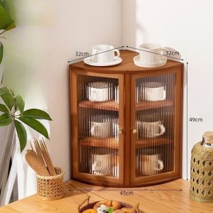 Kitchen Countertop Spice Rack & Multi-Level Storage Shelf Organizer