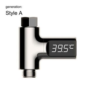 LED Display Household Water Shower Thermometer - Real-Time Temperature Monitoring