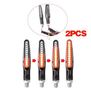 LED Motorcycle Turn Signal and Brake Light Indicators