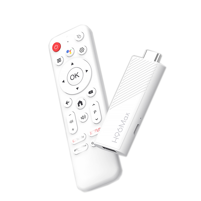 MAX Android TV Stick WiFi Smart Streaming Media Player with Voice Assistant