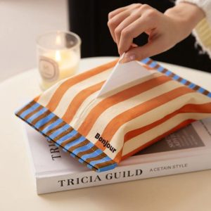 Memphis Rhapsody Luxury Tissue Box and Napkin Dispenser