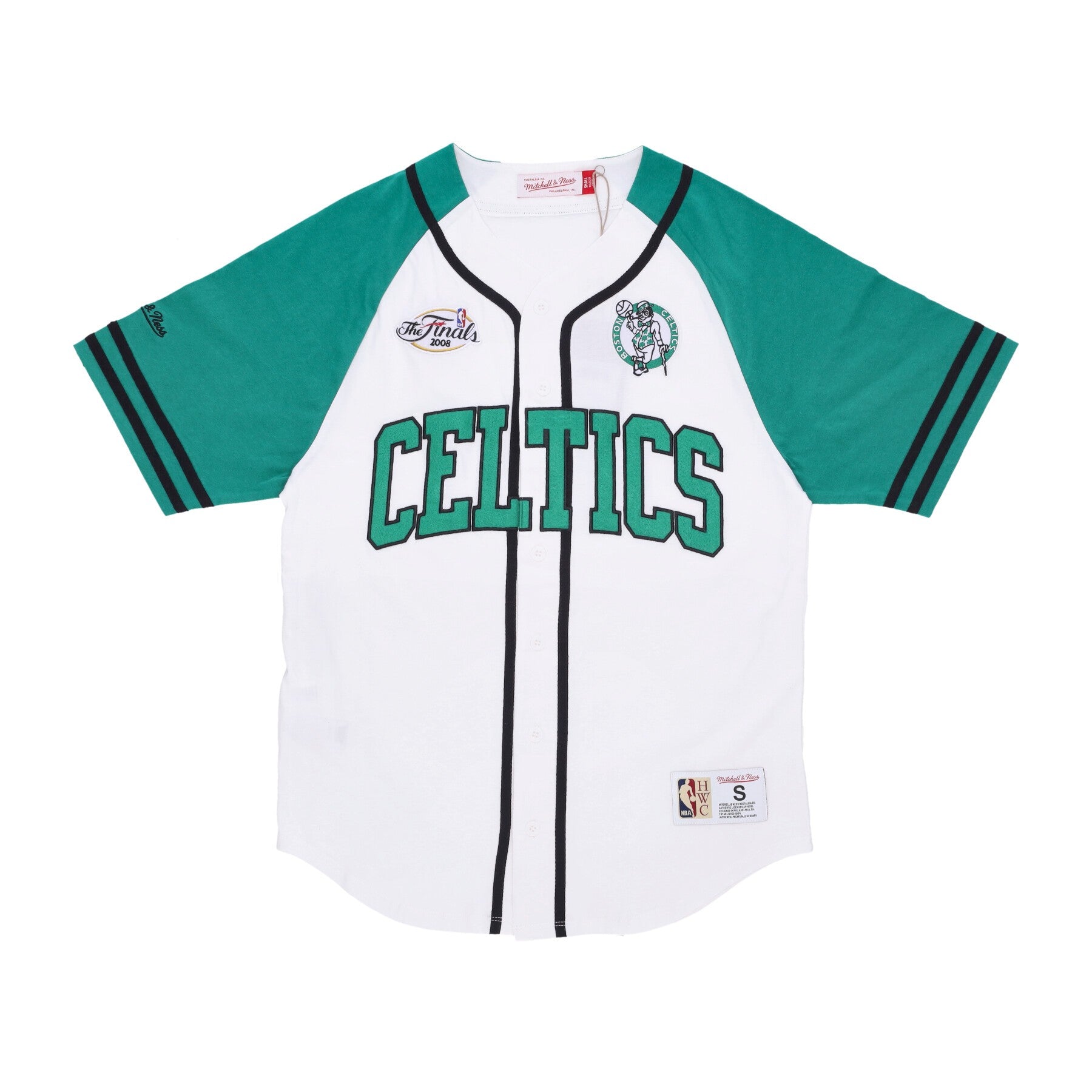 Men's Button Jacket Nba Practice Day Button Front Jersey Hardwood Classics Boscel