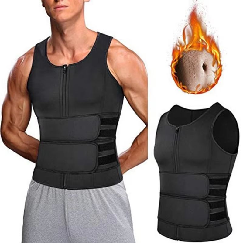 Men's Posture Corrector Corset Vest Adjustable Back Support Brace for Spine Alignment
