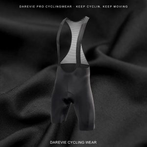 Mens Pro Level Seamless Cycling Bib Shorts with Long Ride Padding