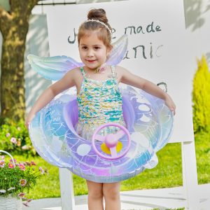 Mermaid Toddler Pool Float Inflatable Swim Floatie