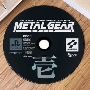 Metal Gear CD Style Round Floor Rug