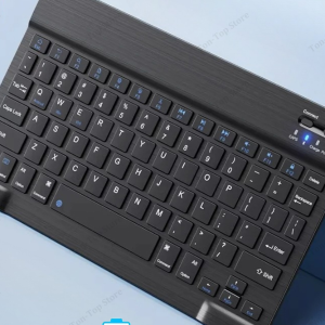 Mini Bluetooth Keyboard with Backlit Keys for Tablets Laptops & Smartphon