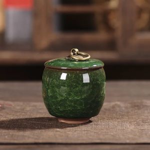 Mini Ceramic Tea Coffee Sugar Storage Jar