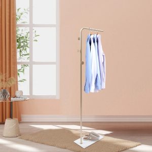 Modern Freestanding Coat Rack Hat Rack Stand for Bags Clothes and Entryway Storage