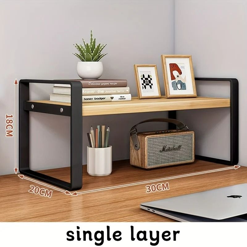 Multi-Tier Iron Desktop Storage Rack