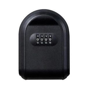 Portable Combination Key Storage Box with 4 Digit Lock Secure Home & Office Key Safe