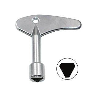 Precision Inner Triangle Water Meter Valve Key Wrench for Utility Meter Access & Maintenance