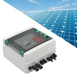 Premium Solar PV Combiner Box with DC Circuit Breaker 2 String Protection