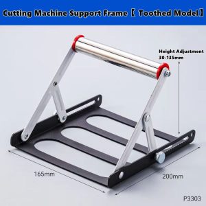 Pro Support Adjustable Height Roller Stand - Optimized Support for Table Saws & Miter Saws