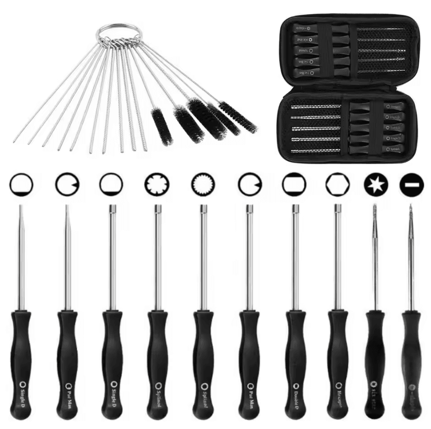 Professional Carburetor Adjustment Tool Kit 2-Cycle Small Engine Carburetor Screwdriver Set
