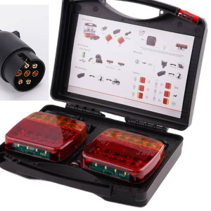 Rechargeable Rear Taillight Signal Warning Lamp, Wireless Magnetic Waterproof Trailer Light