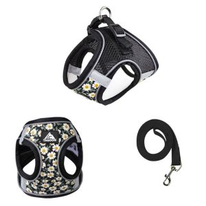 Reflective Air-Mesh Escape-Proof Harness Set