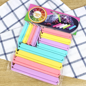 Reusable Food Bag Sealing Clips for Snack & Kitchen Storage