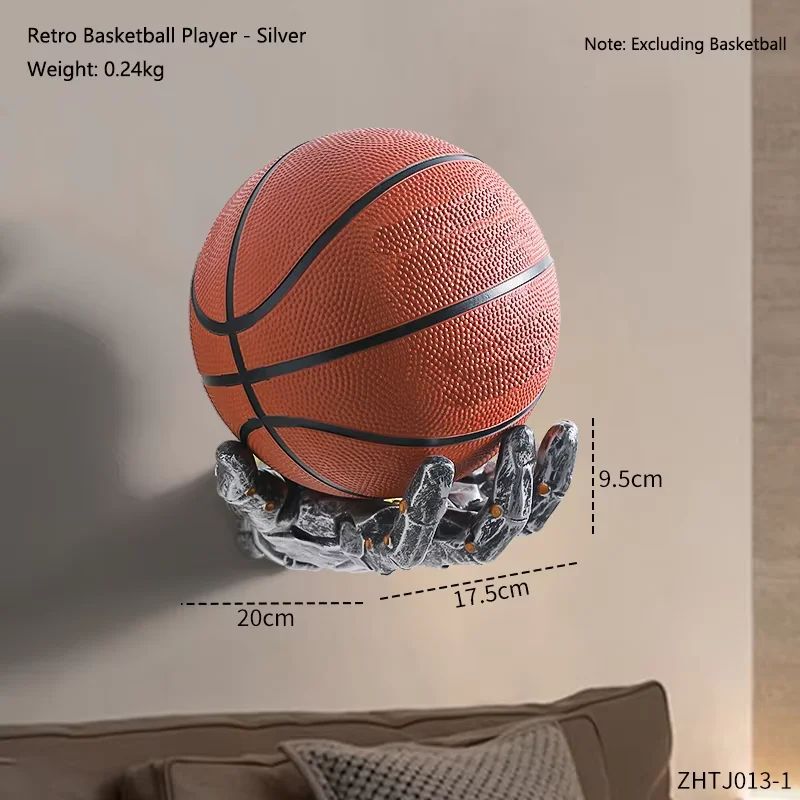 Robotic Arm Wall Mounted Ball Storage Rack