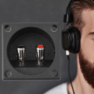 Round Speaker Terminal Cup for Subwoofer Box Wire Spring Cup Connector