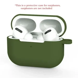 Soft Silicone AirPods Pro Protective Case Solid Color Cover
