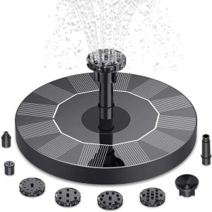 Solar-Powered Floating Fountain Pumps