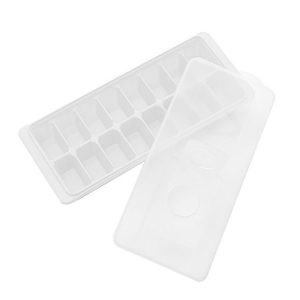 Stackable Ice Cube Tray With Lid for Easy Freezer Storage