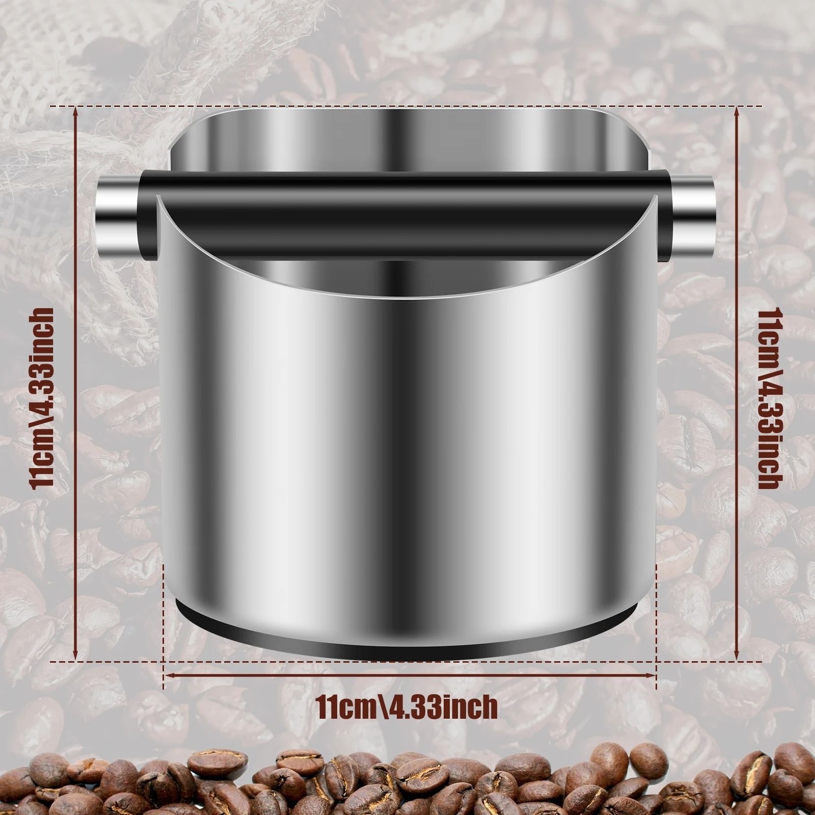 Stainless Steel Coffee Knock Box